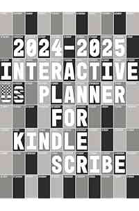 2024-2025 Interactive US Daily Planner for Kindle Scribe (Kindle Scribe Only)