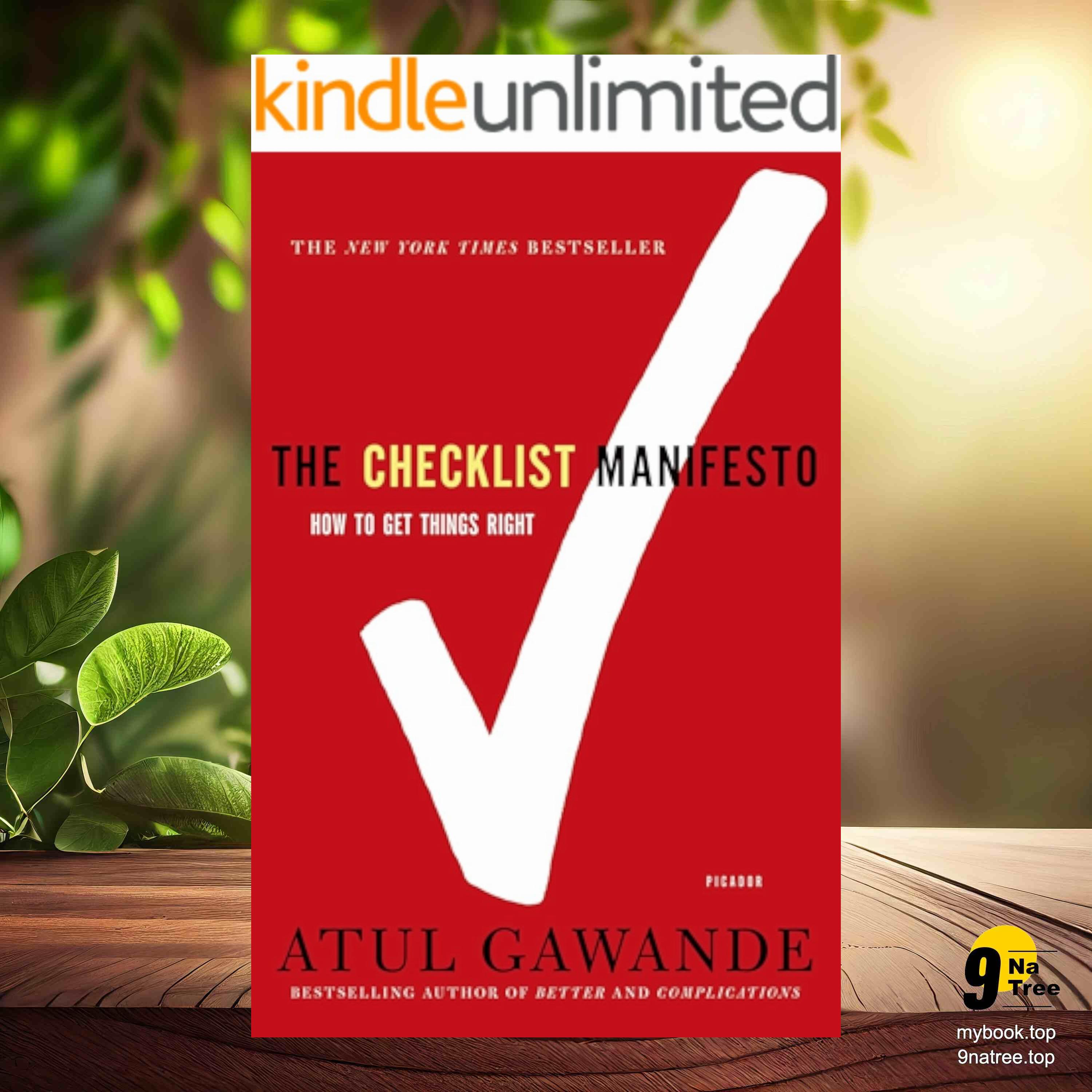 cover of episode [Review] The Checklist Manifesto: How to Get Things Right (Atul Gawande) Summarized